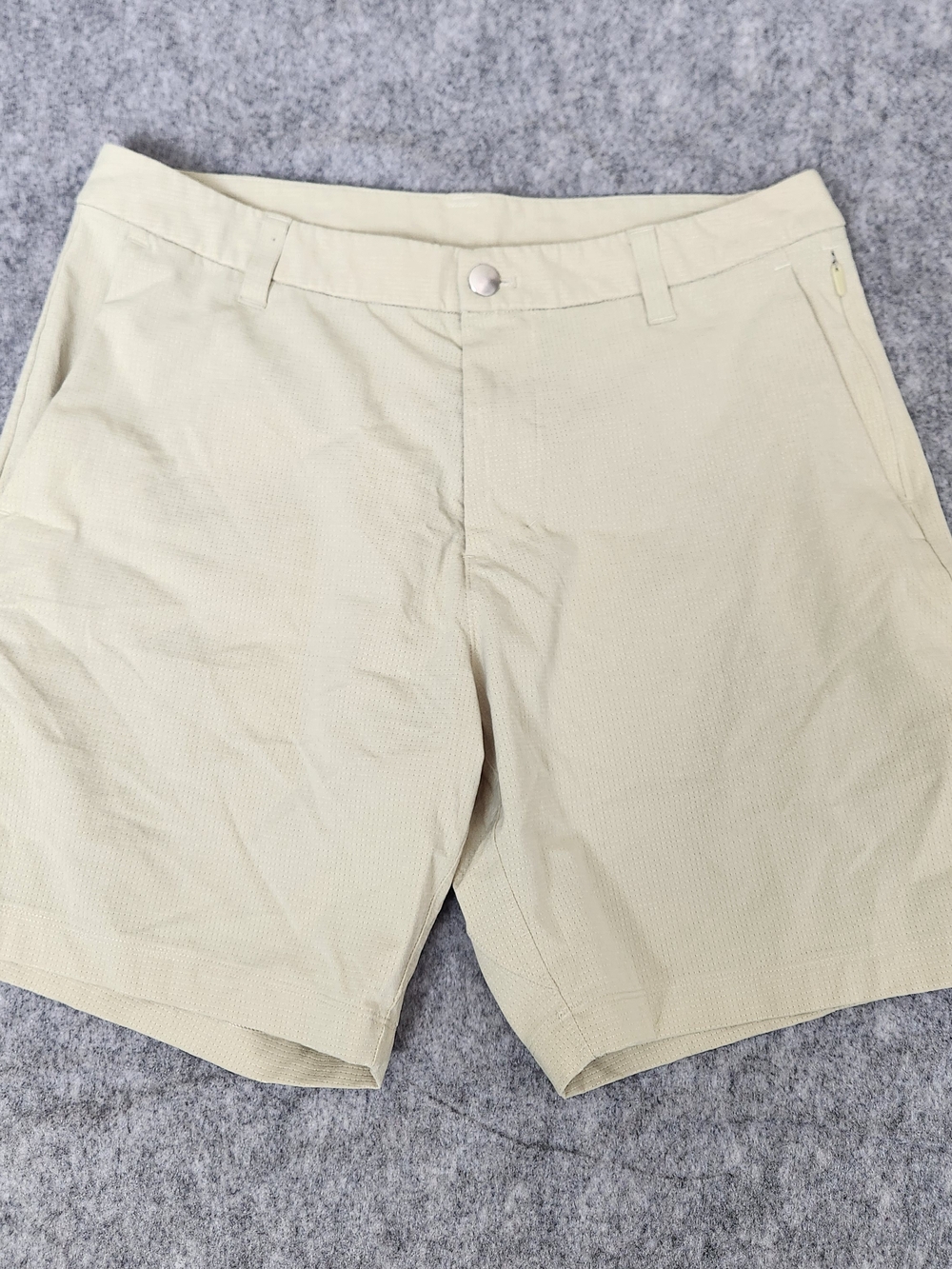 Lululemon Commission Classic Short 7" Men's 31 Green Mesh Fabric Golf Sports